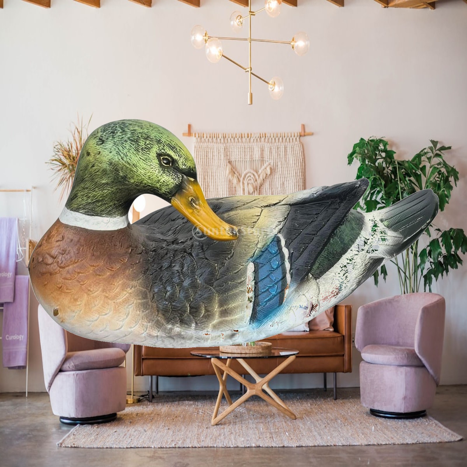 Resin Duck Figurine Outdoor Po - огляд і ціна Aquarium